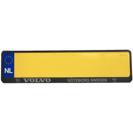 PORTE PLAQUE VOLVO