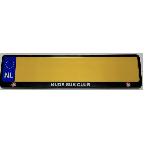 PORTE PLAQUE NUDE BUS