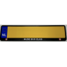PORTE PLAQUE NUDE BUS