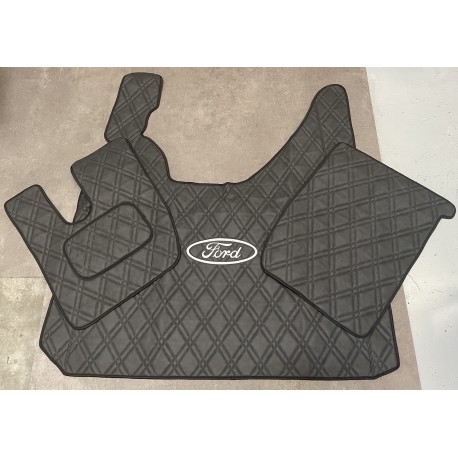 Tapis et Couvre Moteur FORD F-MAX 2020 Gamme Deluxe Noir Gaufré