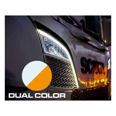 SOFTRIP DUAL COLOR | WEISS/ORANGE - LEDSON - 60CM - 24V - IP67 SOFTRIP DUAL COLOR | WEISS/ORANGE - LEDSON - 60CM - 24V - IP67