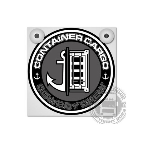 CONTAINER CARGO - COWBOY CREW - ENSEIGNE LUMINEUSES CONTAINER CARGO - COWBOY CREW - ENSEIGNE LUMINEUSES