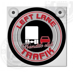 LEFT LANE TRAFIK - BANDITO CLUB - ENSEIGNE LUMINEUSES ALCANTARA NOIR ECLAIRAGE BLANC CHAUD