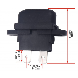 PORTE FUSIBLE AVEC FUSIBLE 10 AMPÈRE