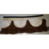 FRANGE BEIGE FILS MARRON