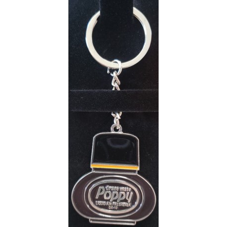 PORTE-CLÉ POPPY NOIR PORTE-CLÉ POPPY NOIR