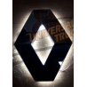 Plexiglass logo de calandre Renault T