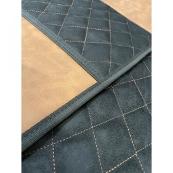 Tapis et Couvre Moteur DAF XF106 Gamme Deluxe Dynamique Cognac / Alcantara Noir