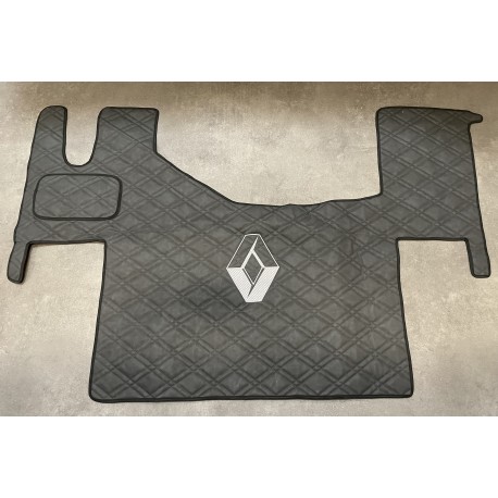 Tapis Capot Moteur Renault T Plancher Plat gamme Deluxe Noir gaufré