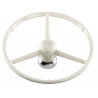 VOLANT 3 BRANCHES GRIFFON BLANC 53CM - SCANIA R-Série / NG