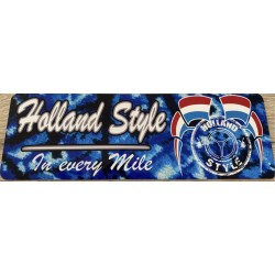 PLAQUE HOLLAND STYLE DANOIS BLEU