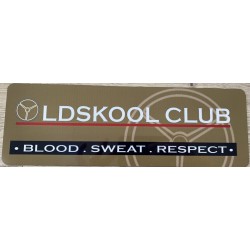 PLAQUE OLD SKOOL CLUB GOLD