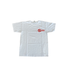 TEE SHIRT SUPER BLANC/ROUGE