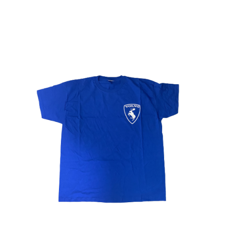 T-SHIRT VOLVO BLEU BLANC