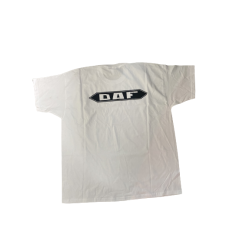 T-SHIRT DAF BLANC/NOIR