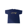 T-SHIRT DAF OLD BLEU/OR