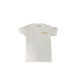 T-SHIRT FAKE TAXI BLANC/OR