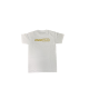 T-SHIRT FAKE TAXI BLANC/OR