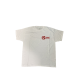 T-SHIRT SUPER CONTOUR BLANC/ROUGE