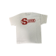 T-SHIRT SUPER CONTOUR BLANC/ROUGE