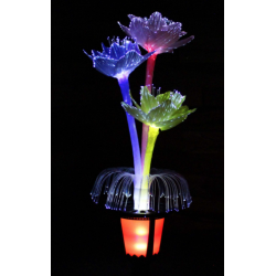 FLEUR ILLUMINÉE MULTICOULEUR