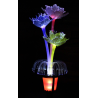 FLEUR ILLUMINÉE MULTICOULEUR