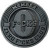 PINS MEMBER ZERO FUCKS CLUB
