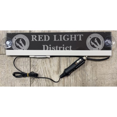 Plaque lumineuse RED LIGHT DISTRICT Plaque lumineuse RED LIGHT DISTRICT