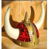 CASQUE VIKING DANOIS ROUGE