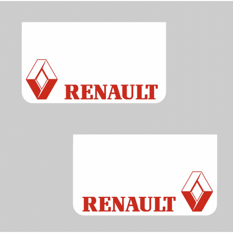 BAVETTES MOYENNES RENAULT BLANC ET ROUGE