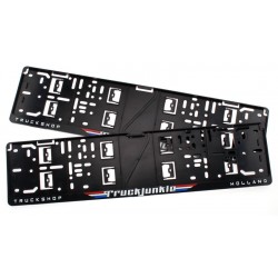 Porte Plaque - TRUCKJUNKIE TRUCKSHOP HOLLAND - FLAGS