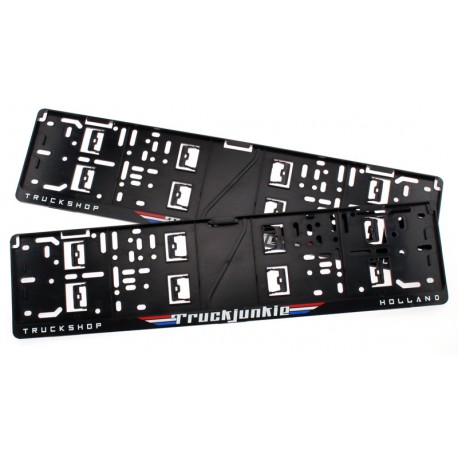 Porte Plaque - TRUCKJUNKIE TRUCKSHOP HOLLAND - FLAGS Porte Plaque - TRUCKJUNKIE TRUCKSHOP HOLLAND - FLAGS