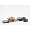 COFFRET MILITAIRE PORTE CHARS + TANK 1/43"