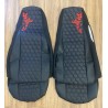 Housses Scania NG 2 Pneumatiques - Gamme NEW Premium noir/rouge