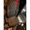 Housses Scania NG 2 Pneumatiques - Gamme NEW Premium noir/rouge