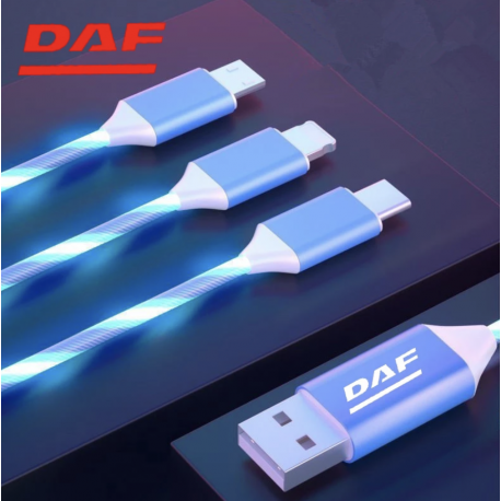 Câble de recharge rapide 3 en 1 Micro USB type-c Câble de recharge rapide 3 en 1 Micro USB type-c