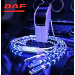 Câble de recharge rapide 3 en 1 Micro USB type-c