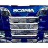 KIT PLAQUAGES INOX DE CALANDRES 4 PIÈCES SCANIA NG