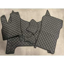 Tapis et Couvre Moteur DAF XF 2022 Gaufré Noir Contours Noirs