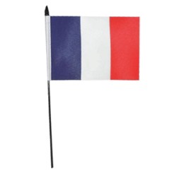 MINI DRAPEAU FRANCE - 15x10cm