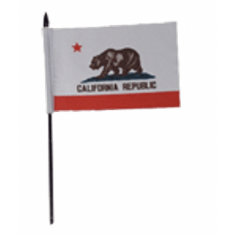MINI DRAPEAU CALIFORNIA REPUBLIC - 15X10cm MINI DRAPEAU CALIFORNIA REPUBLIC - 15X10cm