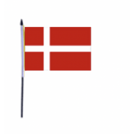 MINI DRAPEAU DANEMARK - 15X10cm MINI DRAPEAU DANEMARK - 15X10cm