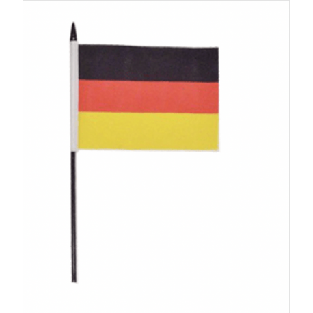 MINI DRAPEAU ALLEMAGNE - 15X10cm MINI DRAPEAU ALLEMAGNE - 15X10cm