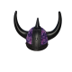 CASQUE VIKING NOIR DANOIS VIOLET