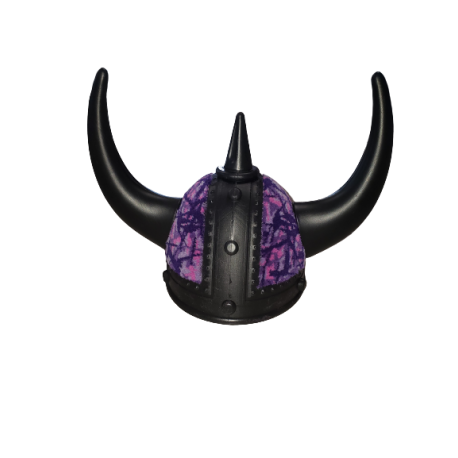 CASQUE VIKING NOIR DANOIS VIOLET