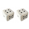 DÉ À L'UNITÉ BLANC