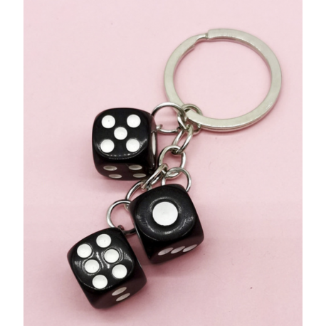 PORTE CLÉ DÉS NOIR PORTE CLÉ DÉS NOIR