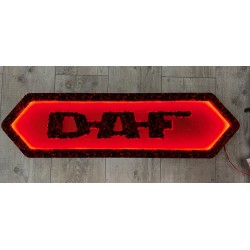 Fond de cabine DAF Danois Rouge/Deluxe Marron - 12V