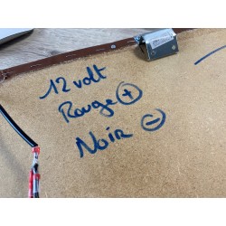 Fond de cabine DAF Danois Rouge/Deluxe Marron - 12V