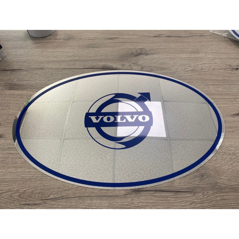 MIROIR AUTOCOLLANT VOLVO BLEU - Class Design